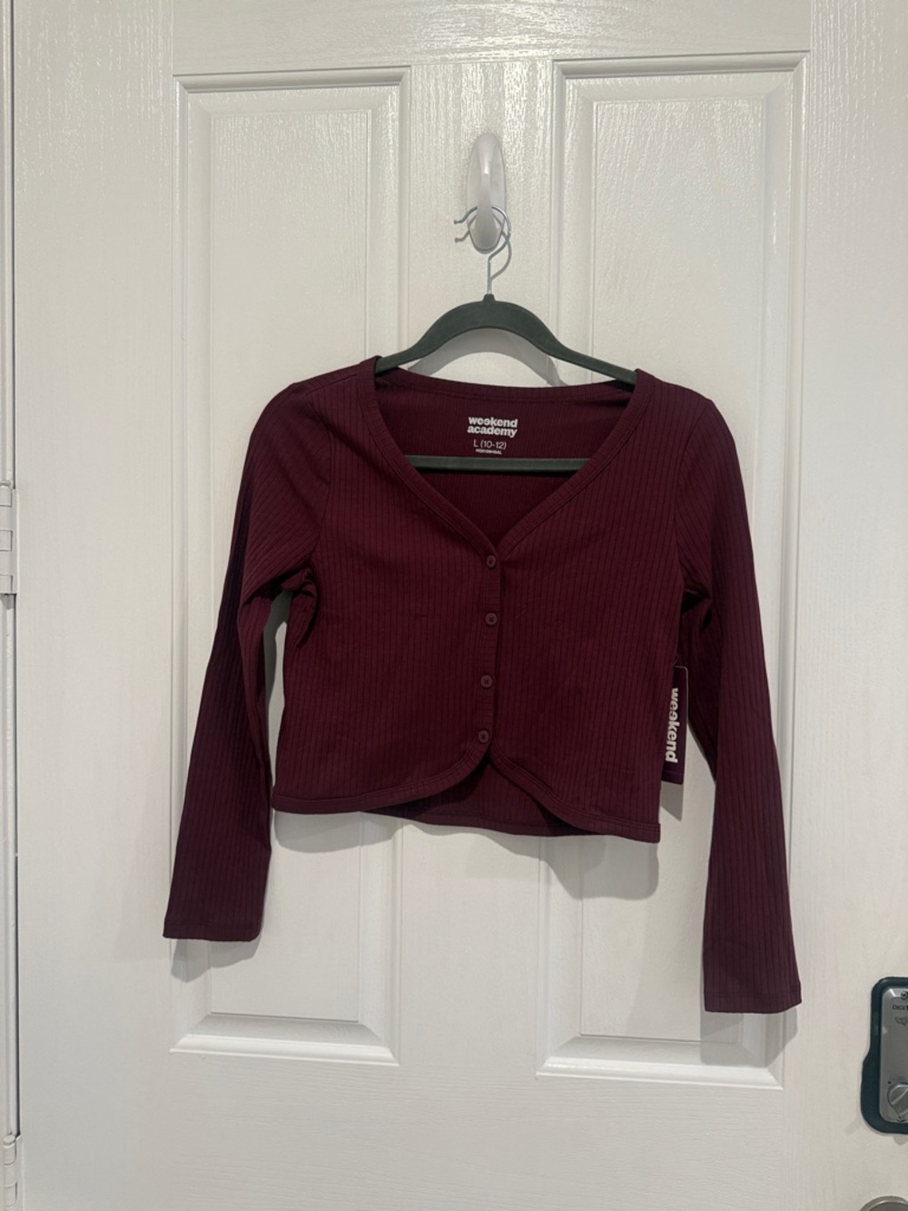 Weekend Academy Girls Long Sleeve Ribbed Cardigan - Picture 3 of 6